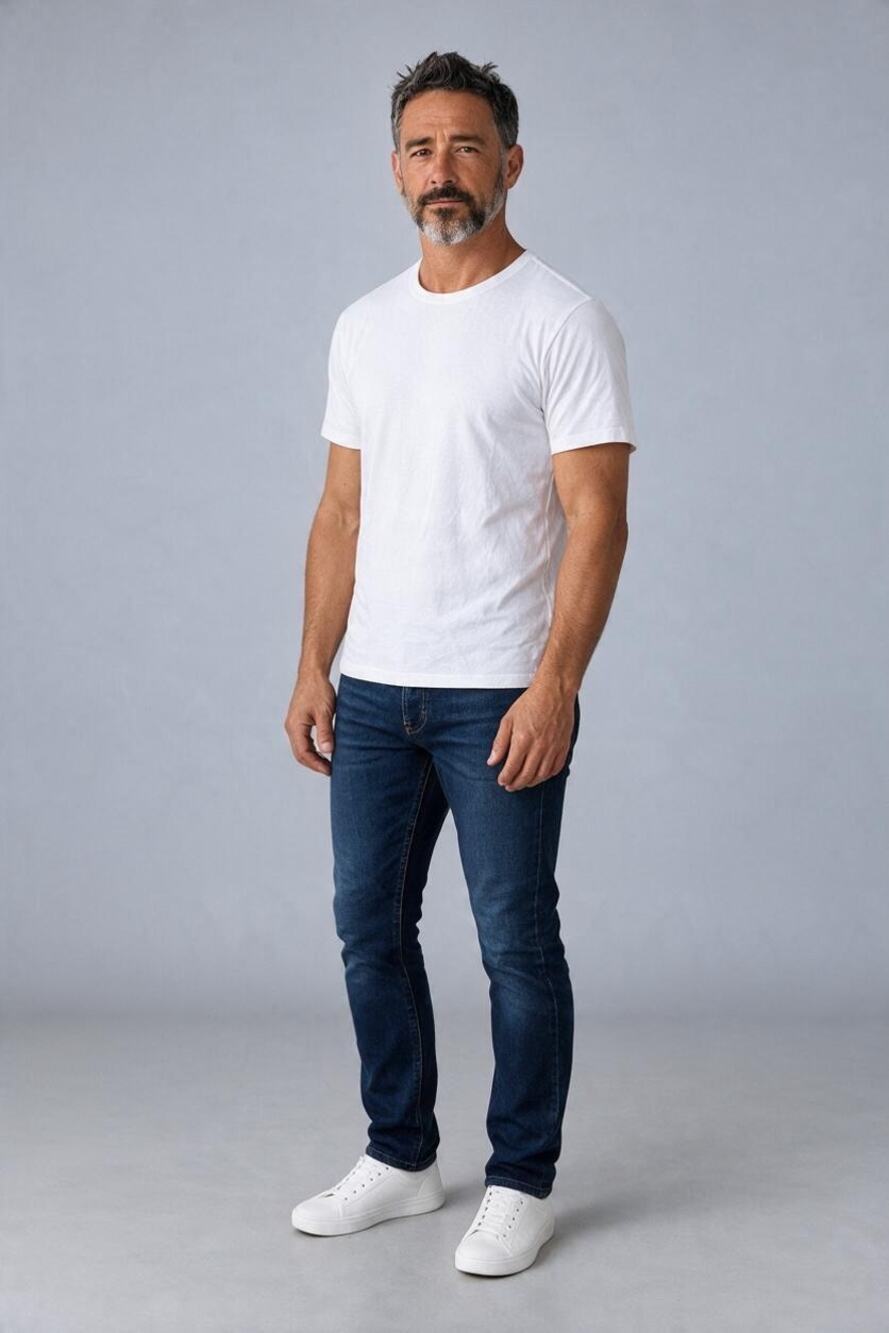 REISS Bless Cotton Crew Neck Tailored Fit T-Shirt Size XXL White NEW $60